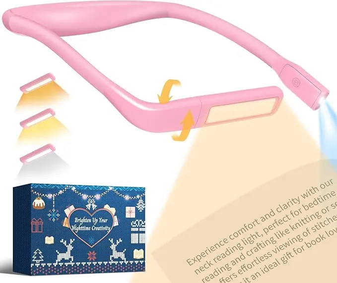 reading light for seniors with 3 light colors. This hands-free magnifying glass with LED lights would make a great gift for older women. The simple, practical design and accessible features make this a thoughtful Gifts for older adults who may need assistance with small-print tasks.