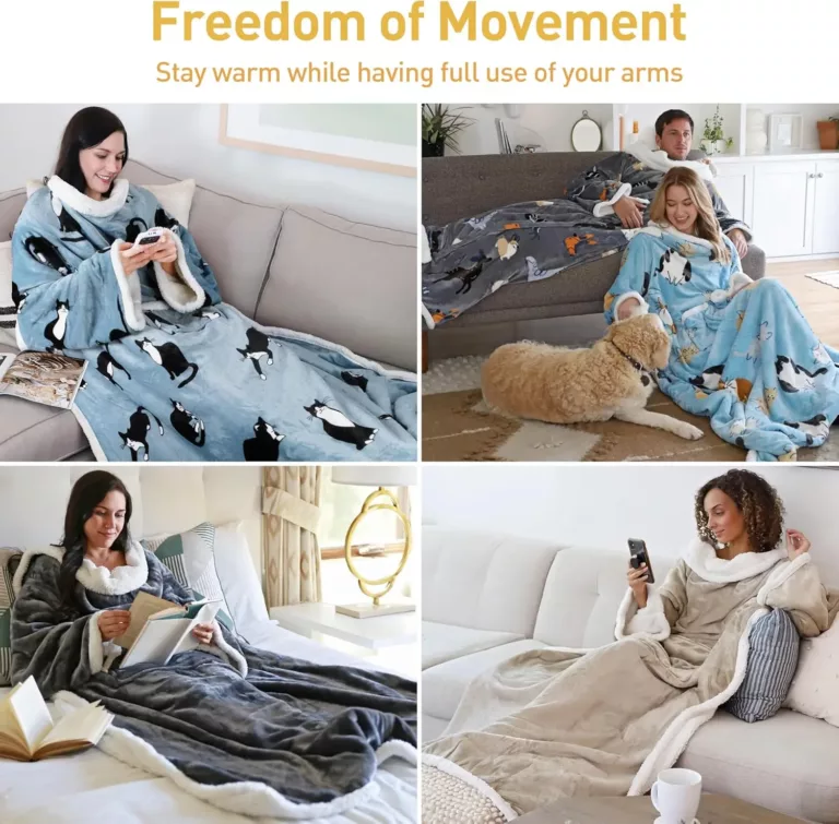 70th Birthday Gifts For Women Over 70 9 Cozy Wearable blanket gifts for 70 year old woman