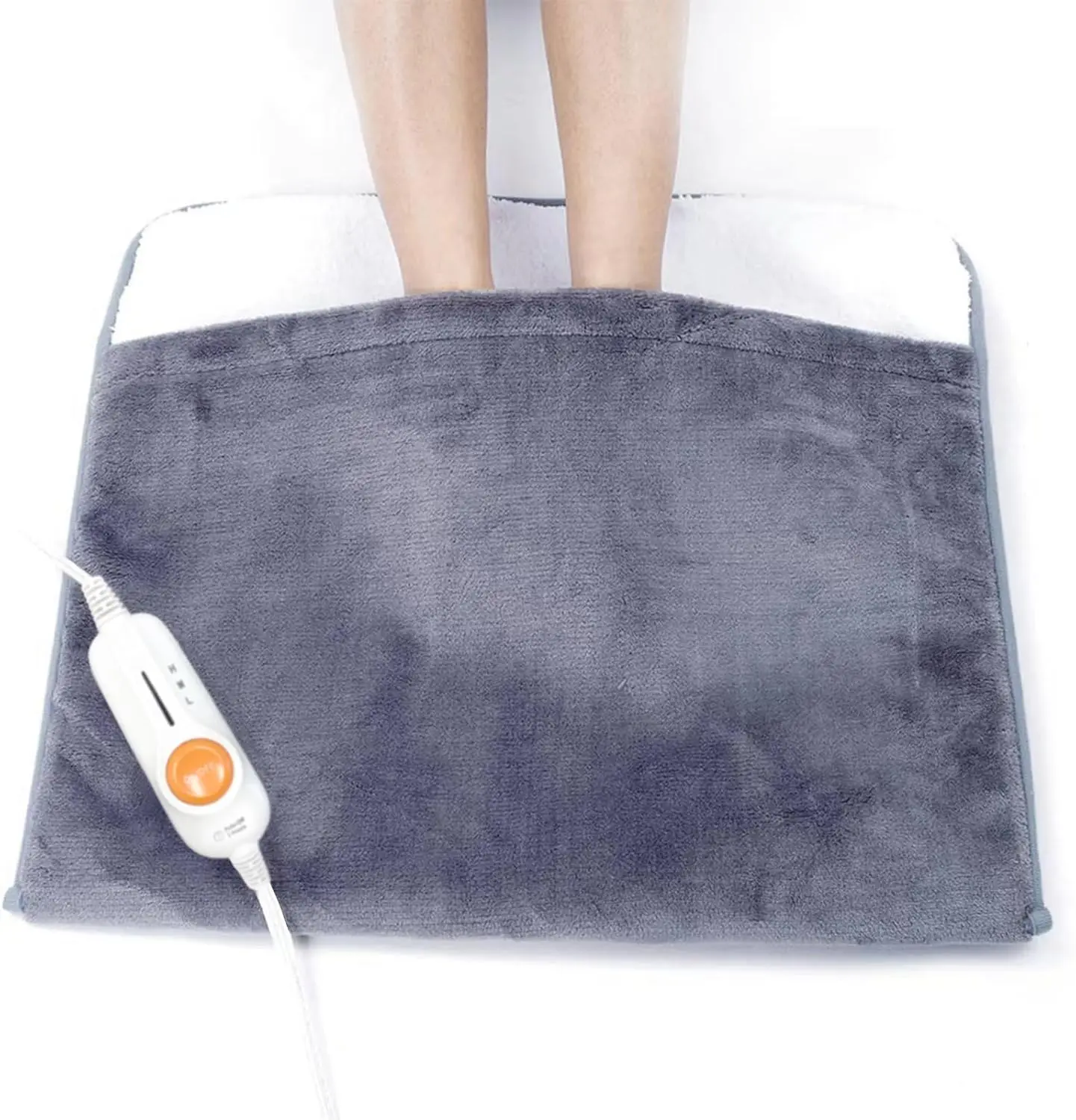 Birthday Gifts for Wife 2026 40 Electric heating pad with soft grey plush material great birthday gifts for her