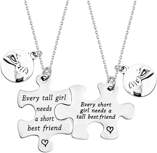 Romantic Gifts 18 Valentine's Day gifts ideas for older women Matching Gifts Best Friends Bracelet Set of 2 BFF Gift Every Short Needs a Tall Best Friend BFF Friends Jewelry Set Friendship Gift Bestie Gifts