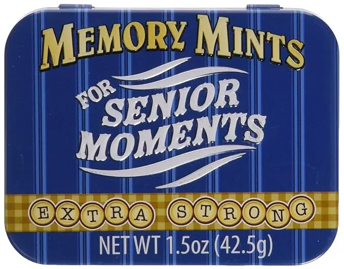 50th Birthday Gift Ideas: Funny Gifts 11 Boston America Gag Gifts Memory Mints, Sugar Candy for Senior Moments Fun Gag Tin. Funny 50th Birthday Presents For Her