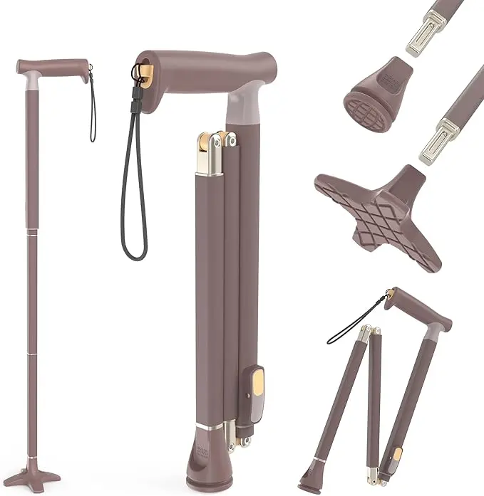 Gifts for Seniors With Mobility Issues 6 foldable walking cane
