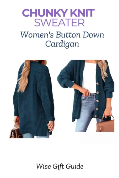 50 Best Gifts For Mother-In-Law 25 best Women's Button Down Cardigan for mother-in-law who loves cozy mornings.