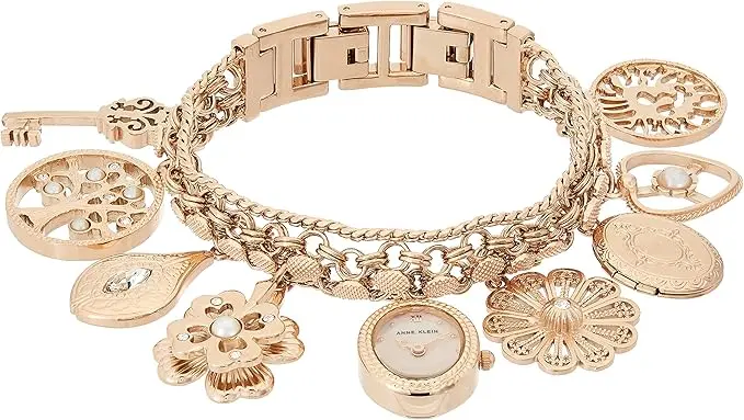50+ Personalized Gifts For Grandma 29 Good Gifts for Grandma rose gold-tone charm bracelet watch