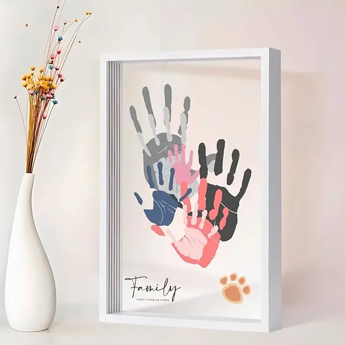 50+ Personalized Gifts For Grandma 26 grandmothers day DIY Family Handprint Kit, Handprint canvas art from grandkids