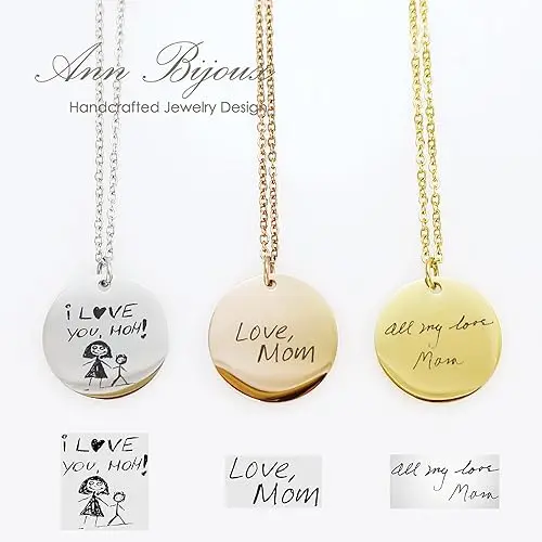 50+ Personalized Gifts For Grandma 14 mother's day gift for grandma hand note necklace