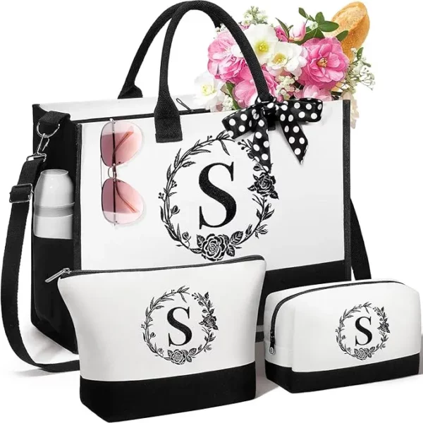 60+ Gift Sets for Women 46 Personalized canvas bag women gift set